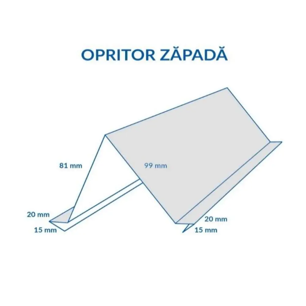 Blachotrapez Opritor de zăpadă