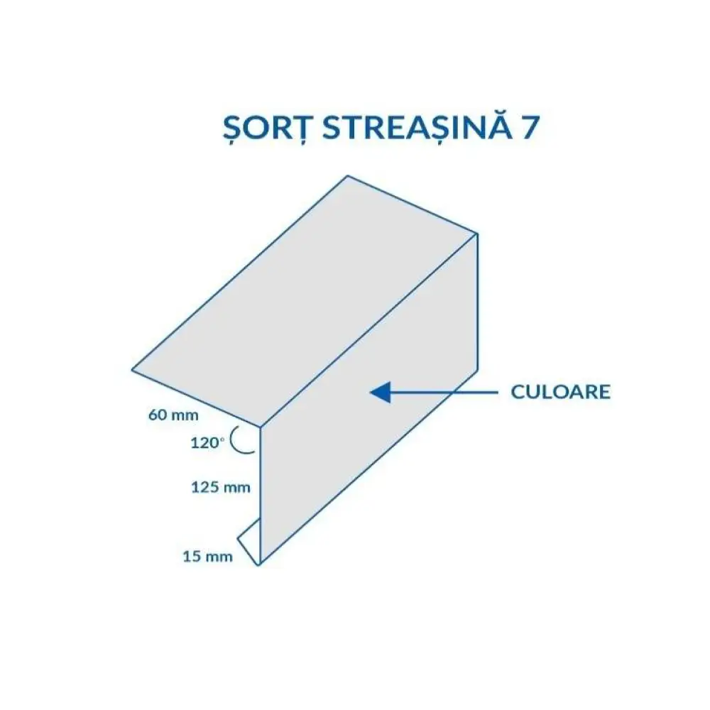 Blachotrapez Șorț streașină 7