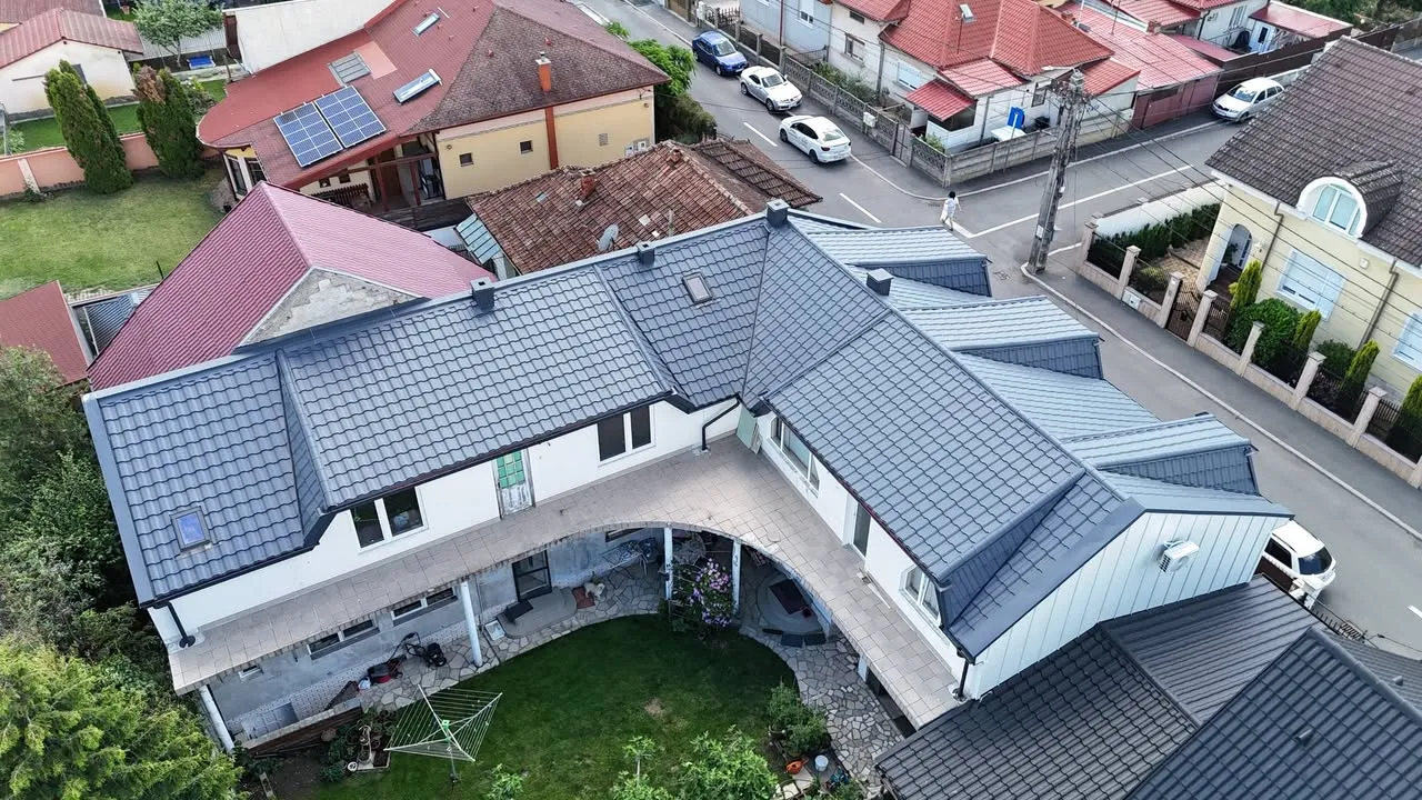 Acoperiș finalizat cu finisaj Grande Mat — Satu Mare