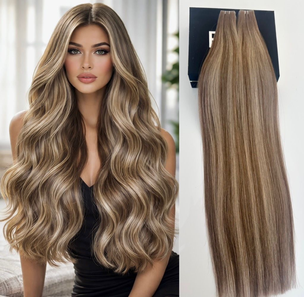 Extensii Invisible Tape Balayage #4/4/18 - Extensii de par București
