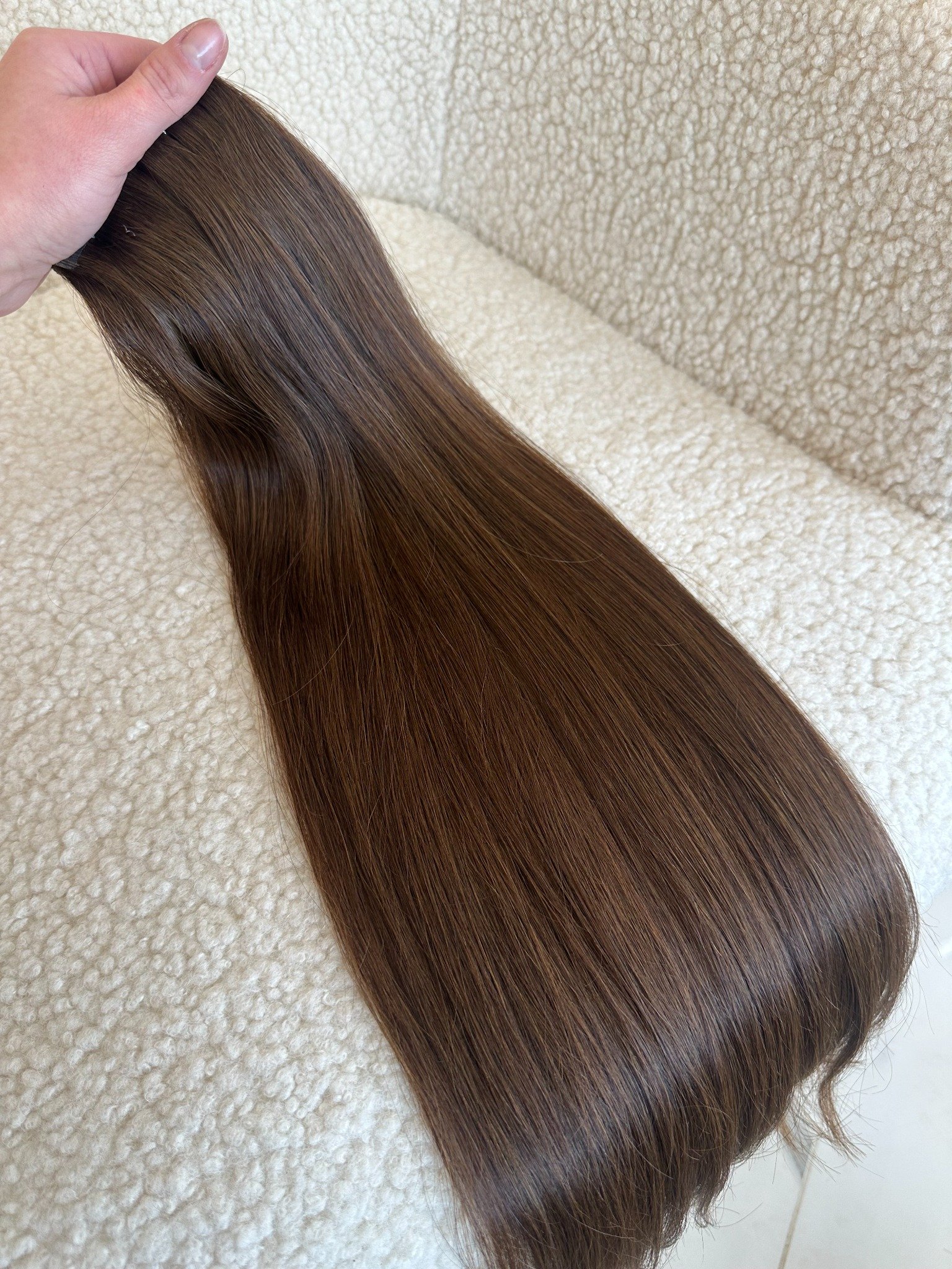 Extensii Tape-in Russian Hair DOUBLE TAPE Castaniu #4 - Extensii de par București