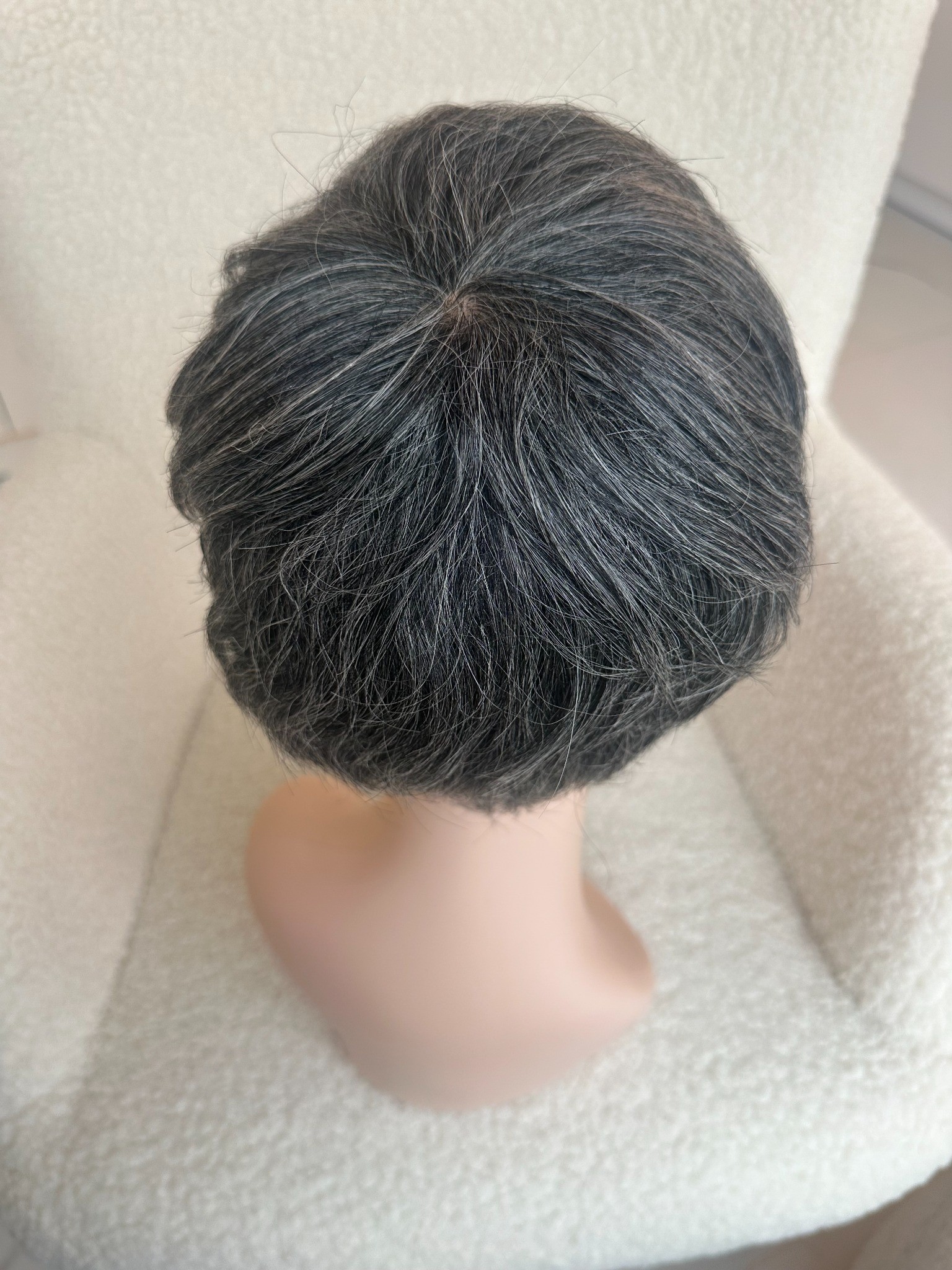 Peruca din par natural Grey Madame - Extensii de par București
