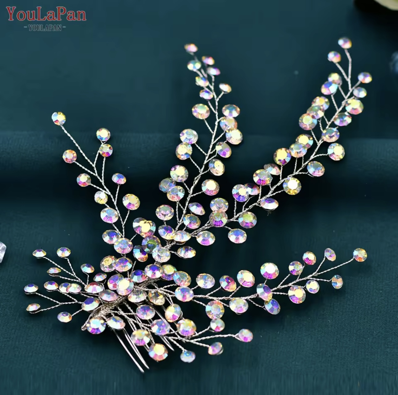 Accesoriu Bridal Aurora Crystal - Extensii de par București Accesoriu Bridal Aurora Crystal - Extensii de par București