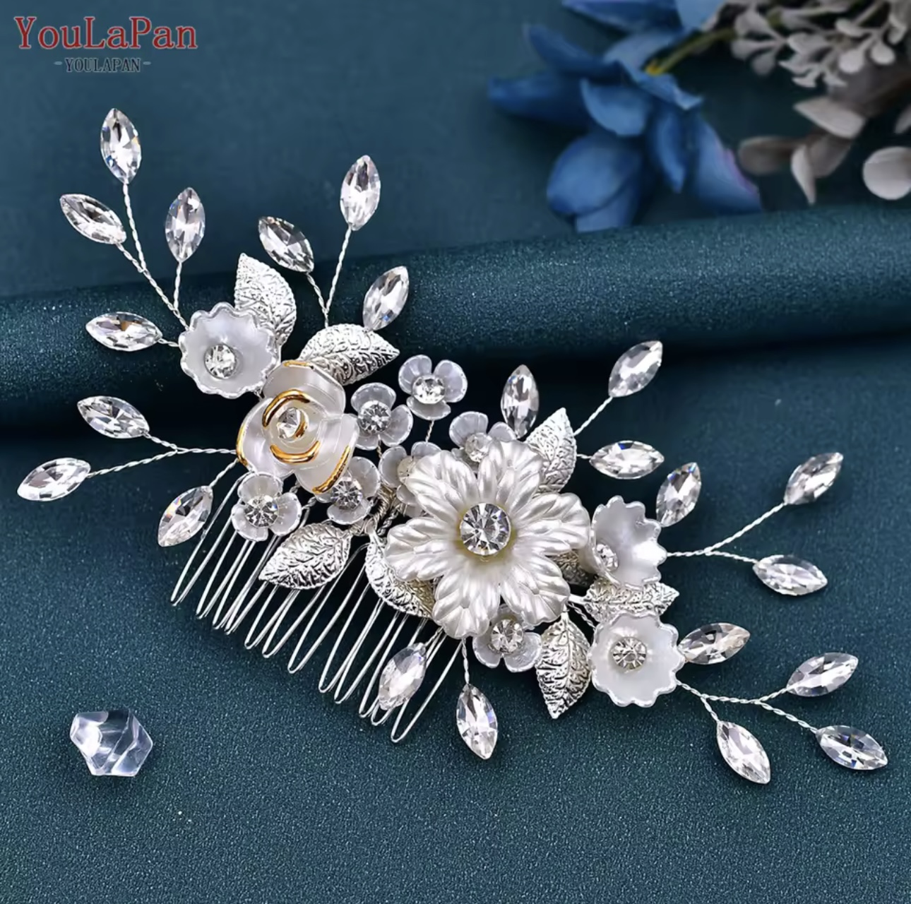 Accesoriu Bridal Pearl Flower - Extensii de par București