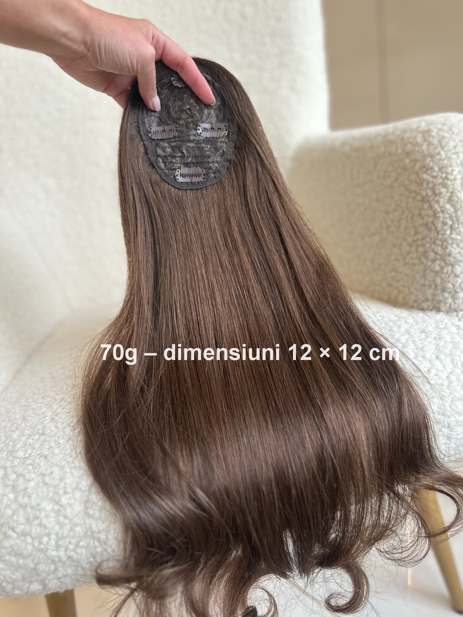 Top Lace Castaniu - Extensii de par București