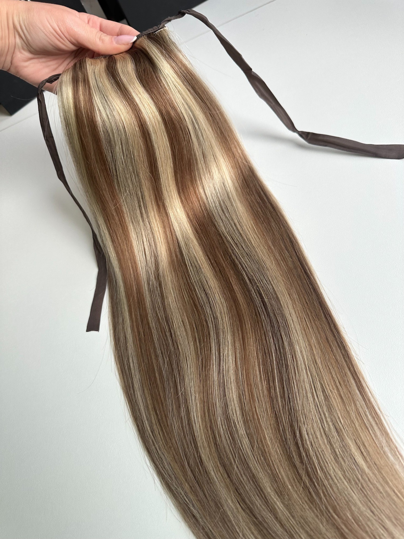 Coada de Par Diamond Balayage #6/#24 - Extensii de par București