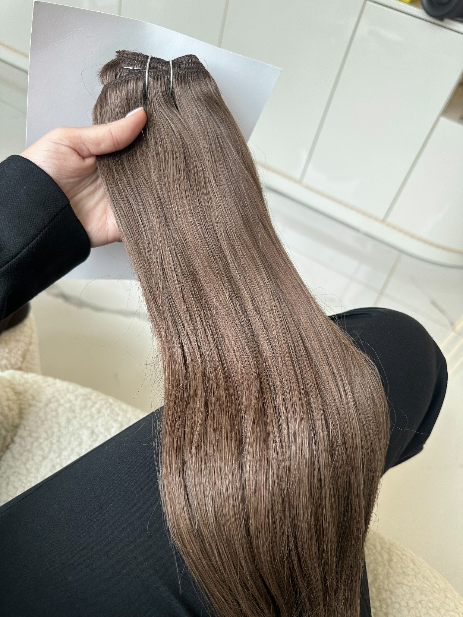 Clip On Premium Drept Black Collection #7L - Extensii de par București