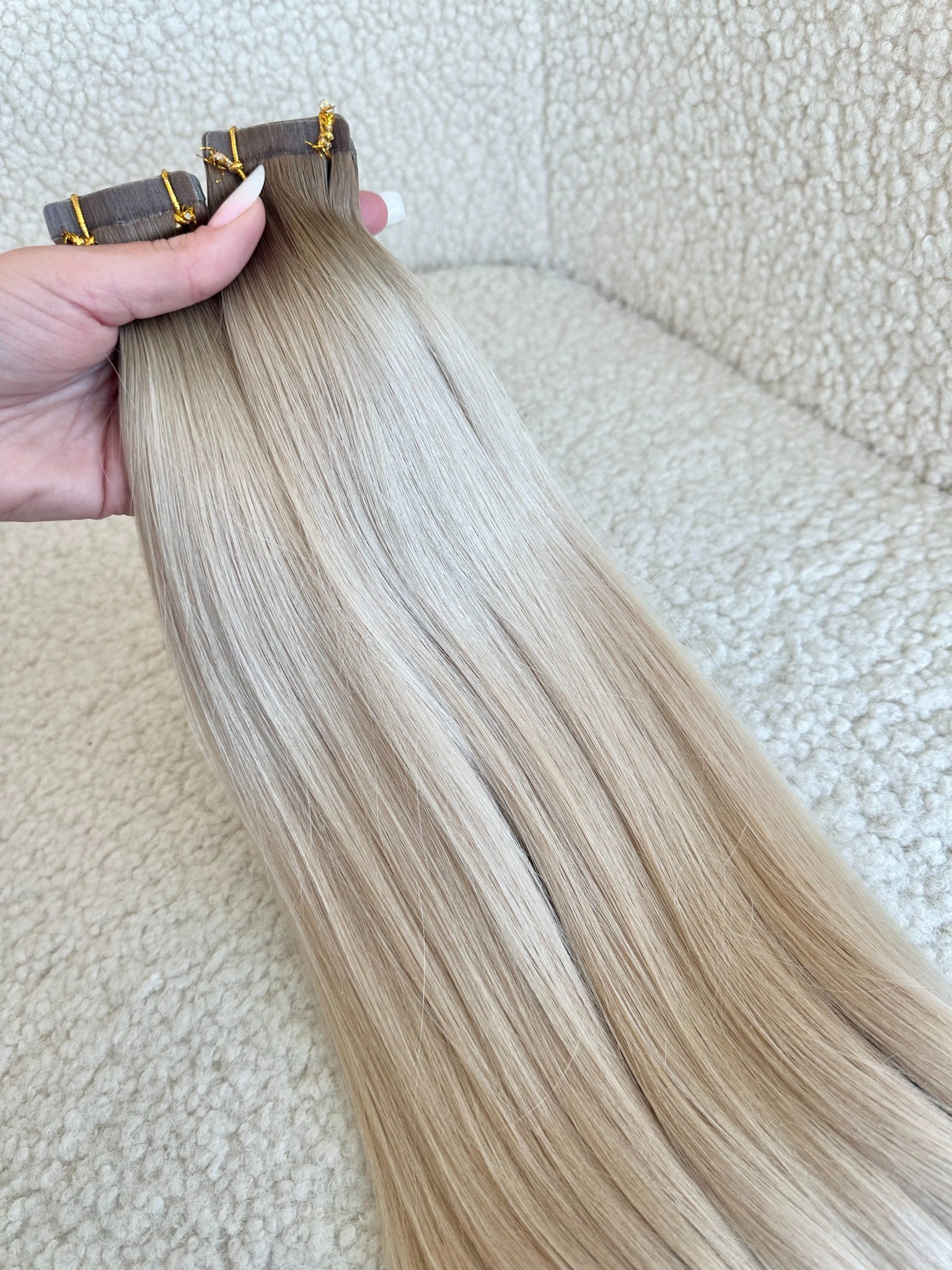 Extensii Tape-in Russian Hair DOUBLE TAPE Ombre #7/60A - Extensii de par București Extensii Tape-in Russian Hair DOUBLE TAPE Ombre #7/60A - Extensii de par București