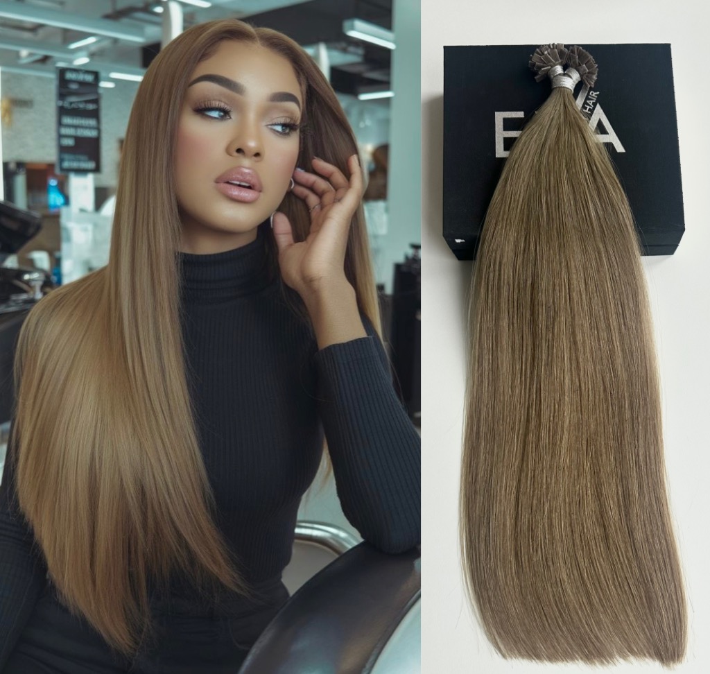 Extensii MICRO KERATINA Russian Hair Blond Aluna #8 - Extensii de par București