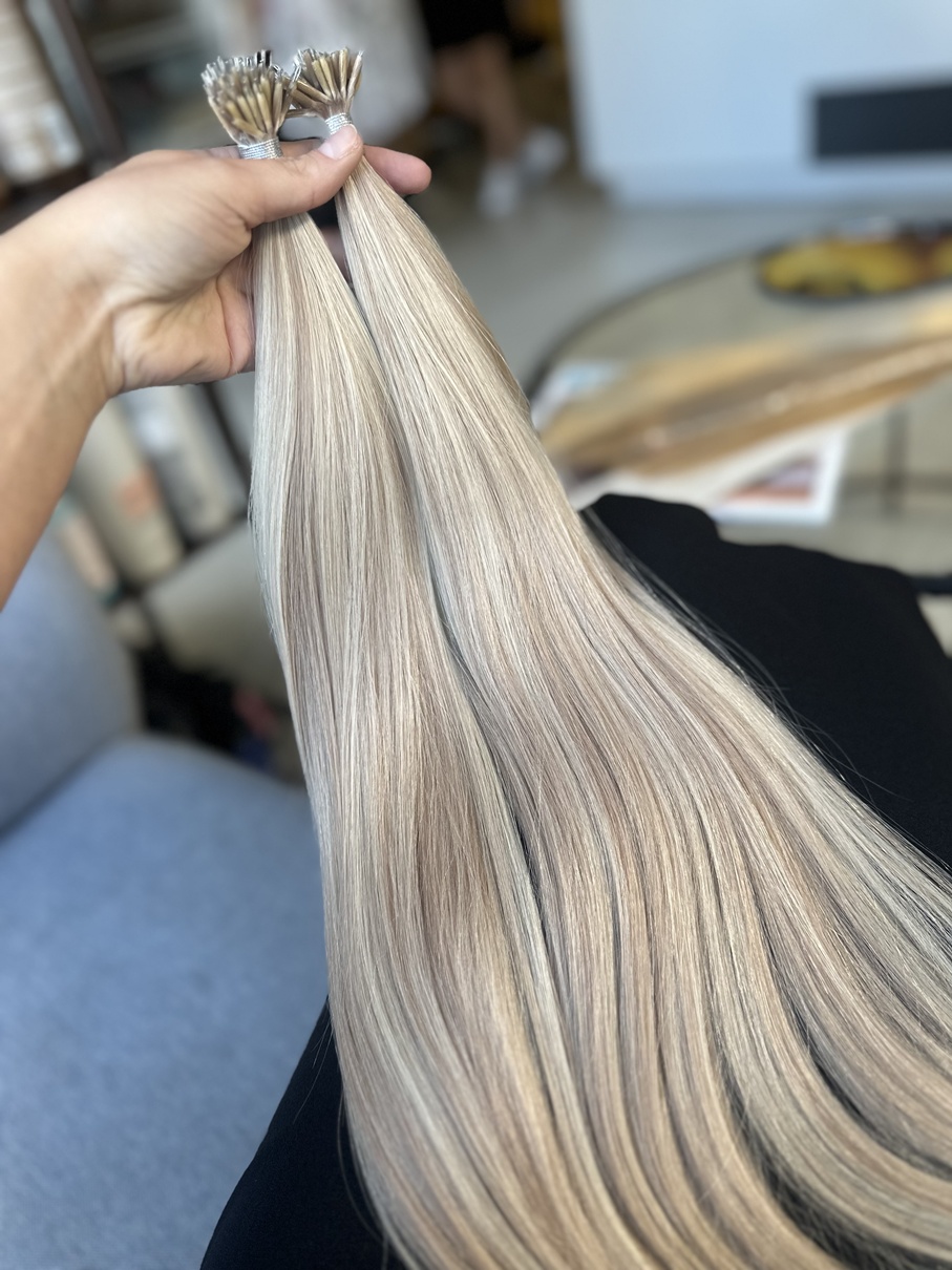 Extensii Nanoring Russian Balayage #19/Silver - Extensii de par București
