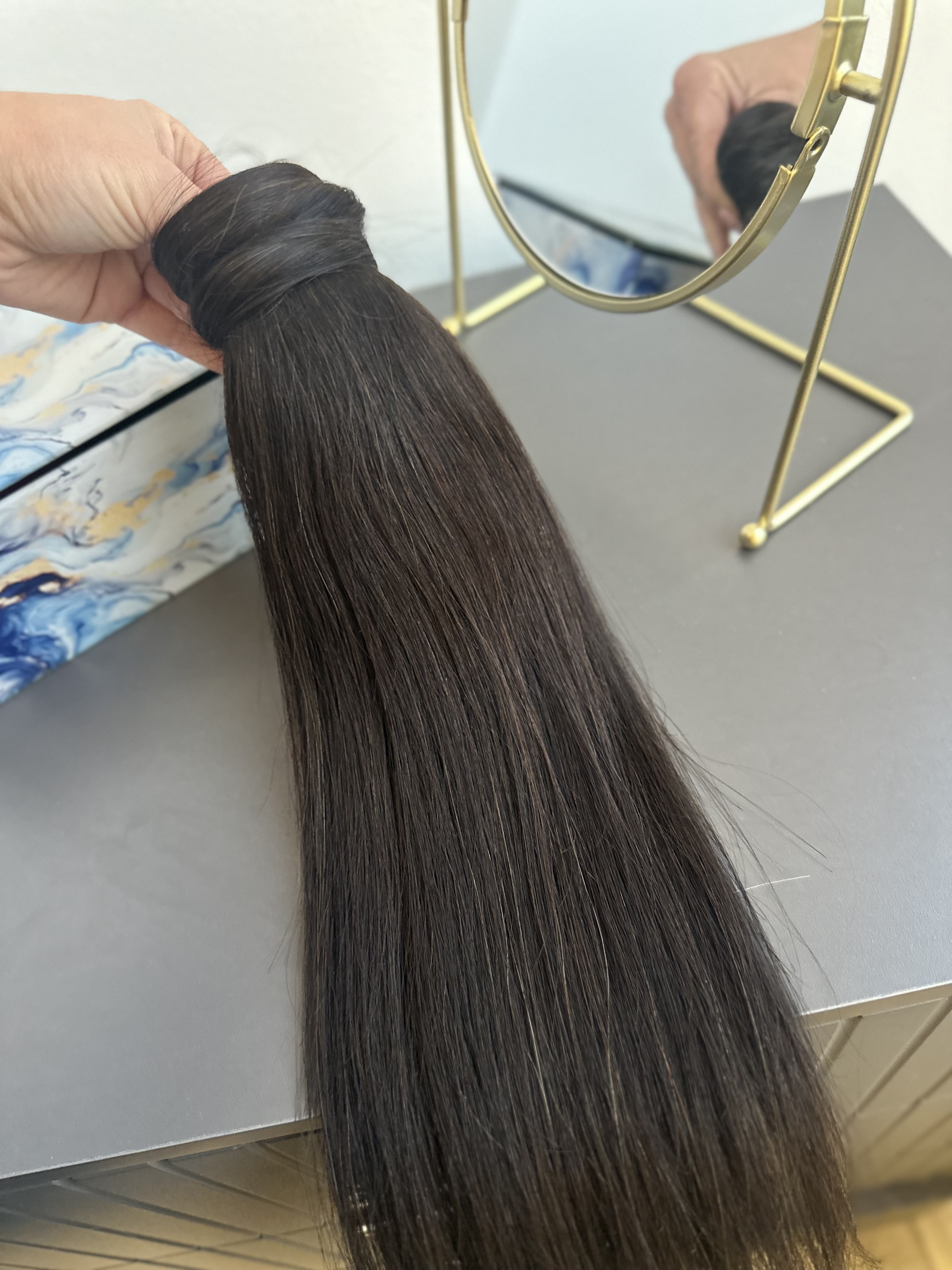 Coada de par cu scai Magic Tail #1B - Extensii de par București Coada de par cu scai Magic Tail #1B - Extensii de par București