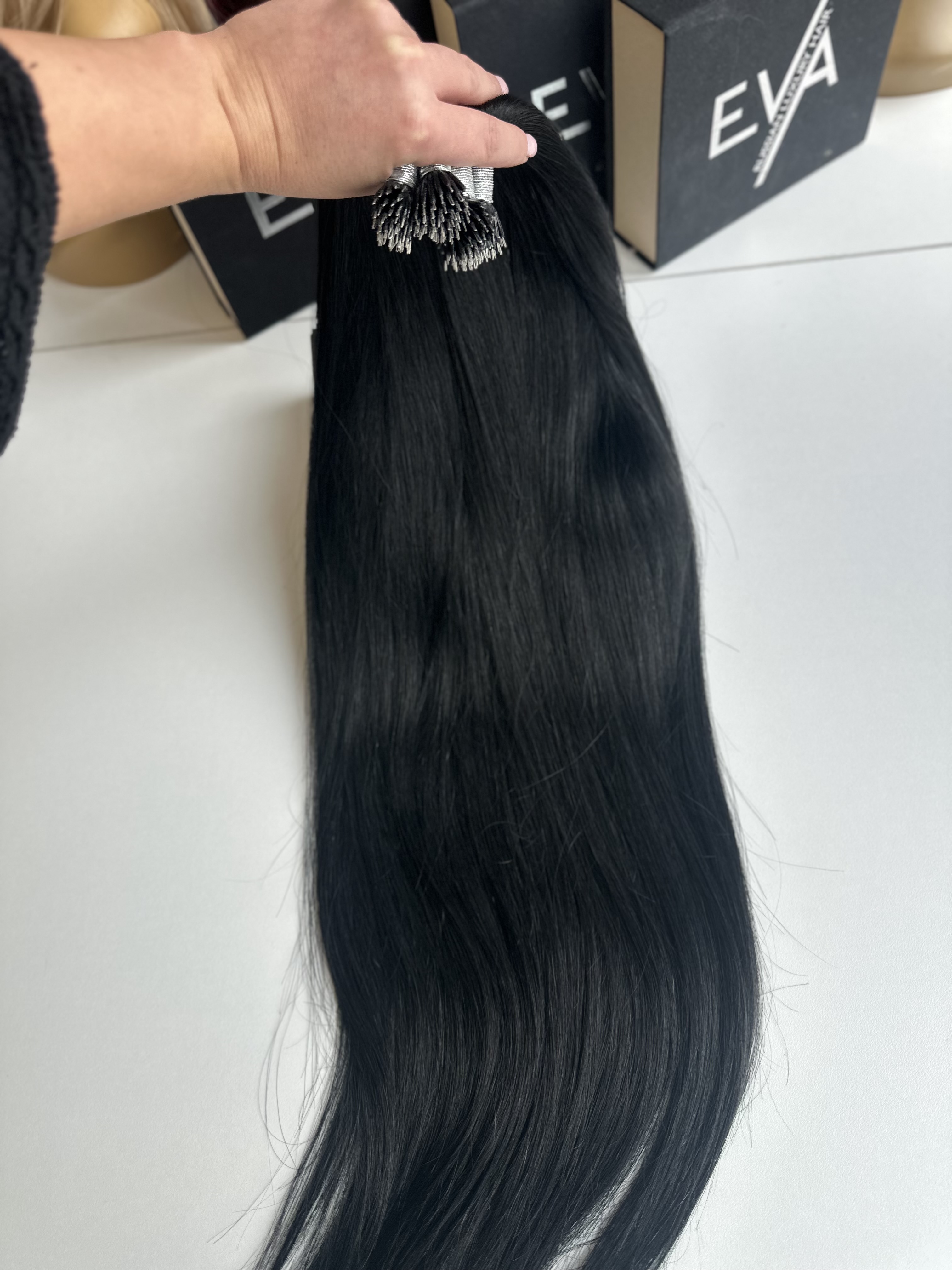 Extensii Nanoring Luxe #1 - Extensii de par București Extensii Nanoring Luxe #1 - Extensii de par București