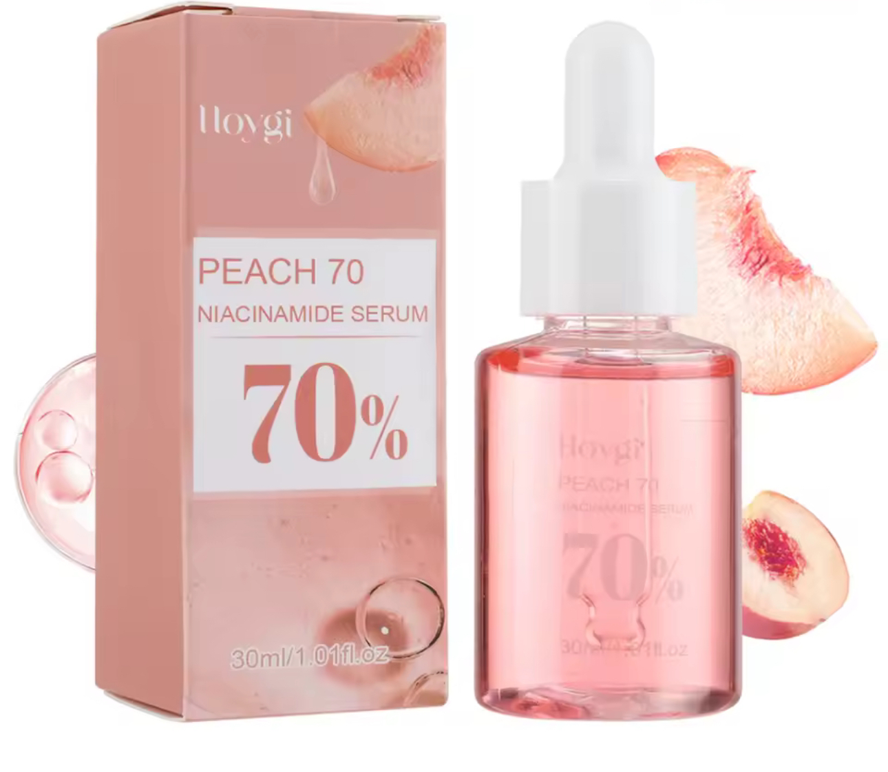 Ser cu Niacinamide 30ml – Corector pentru pete pigmentare, melasmă și ten neuniform, reduce porii și hidratează intens cu Acid Hialuronic - Extensii de par București