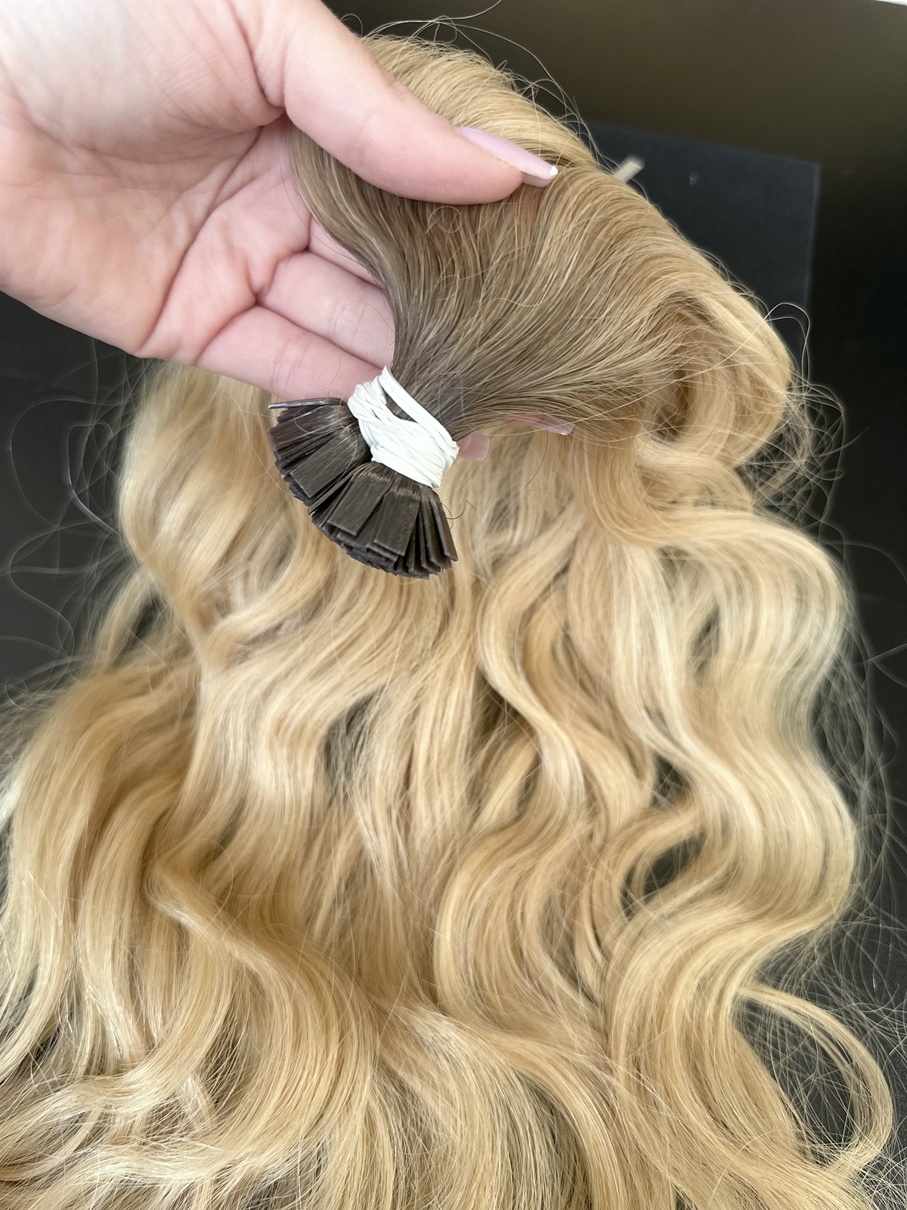 Extensii Cheratina Russian Hair Ombre #4/#9.0 - Extensii de par București
