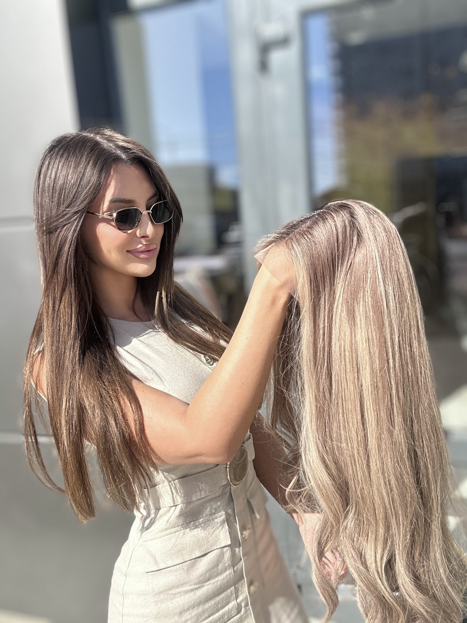 Peruca din par natural MALVINA - Extensii de par București