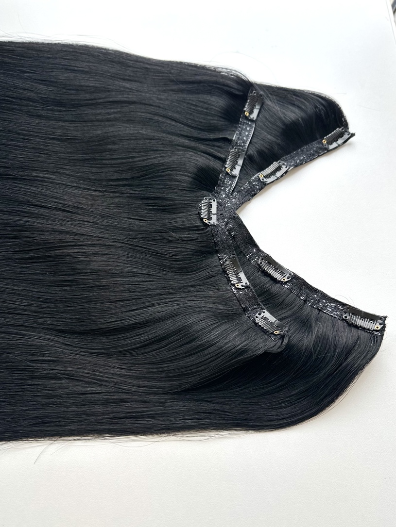 Tresa Eva Hair (4D) Negru Drept #1 - Extensii de par București Tresa Eva Hair (4D) Negru Drept #1 - Extensii de par București