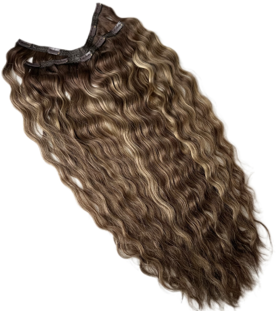 Tresa Eva Hair (4D) Balayage Ondulat #6/#24  - Extensii de par București