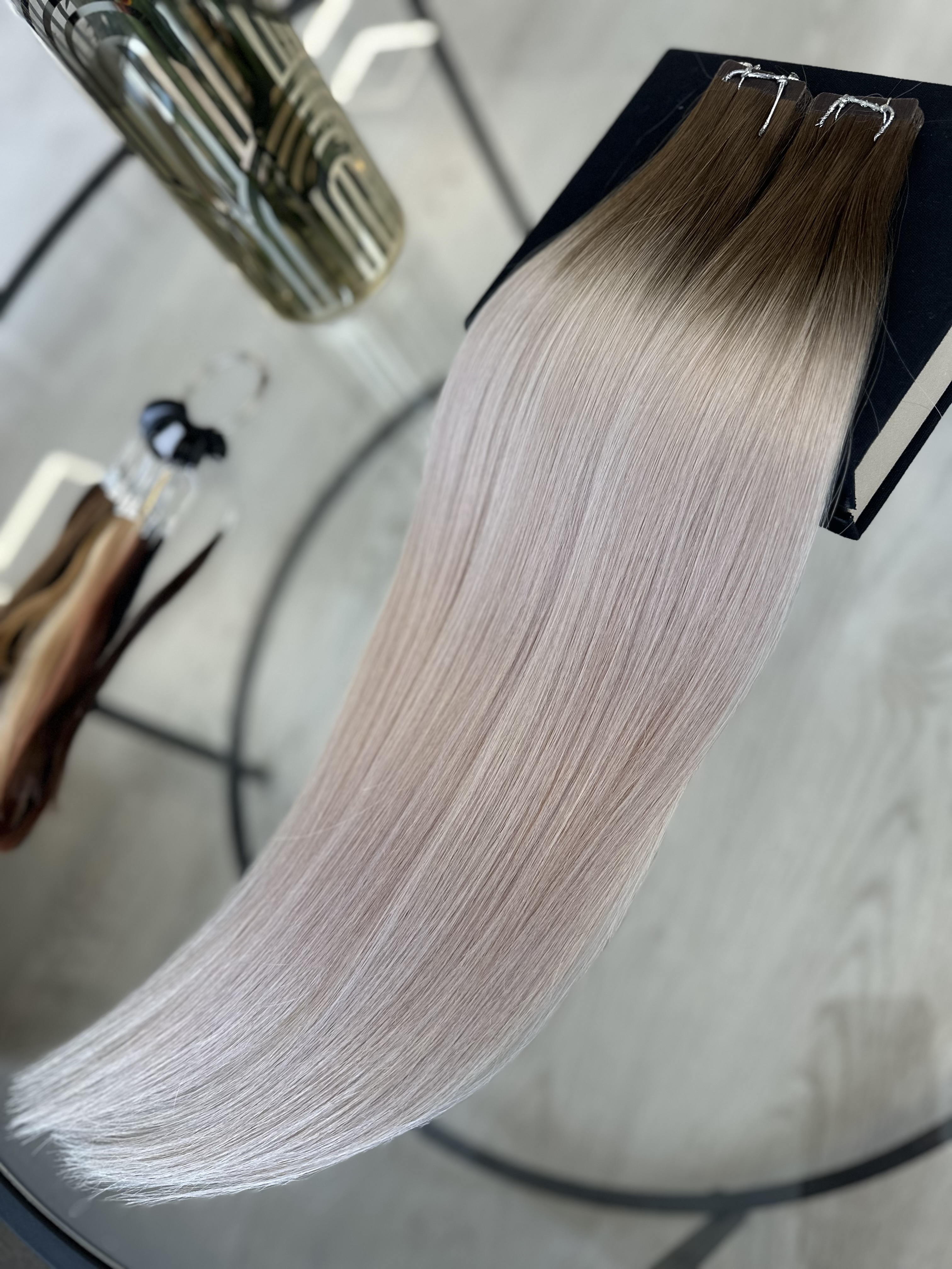 Extensii Tape In Luxe Ombre #9/#60A - Extensii de par București