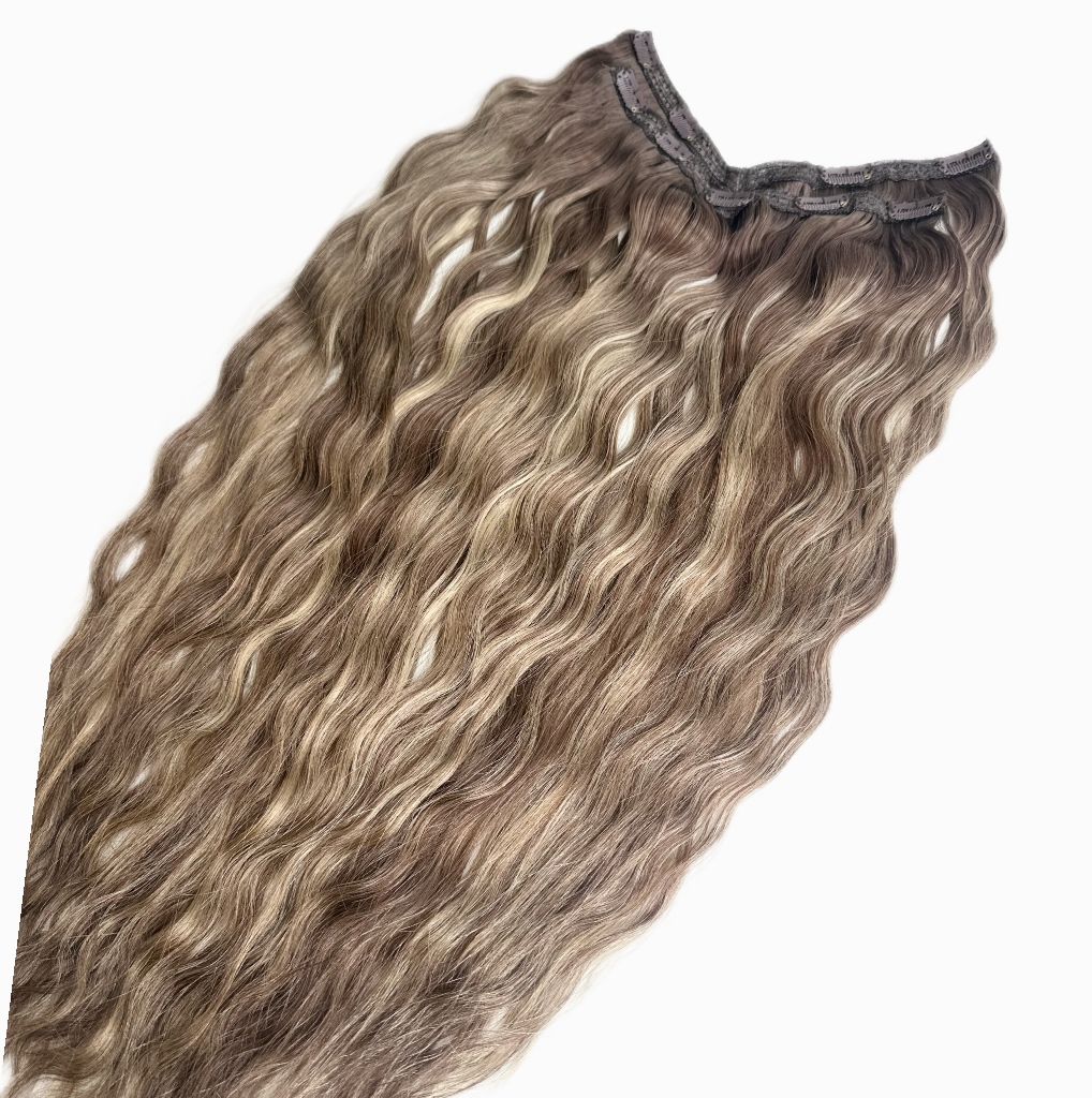 Tresa Eva Hair (4D) Balayage Ondulat #7/#24 - Extensii de par București