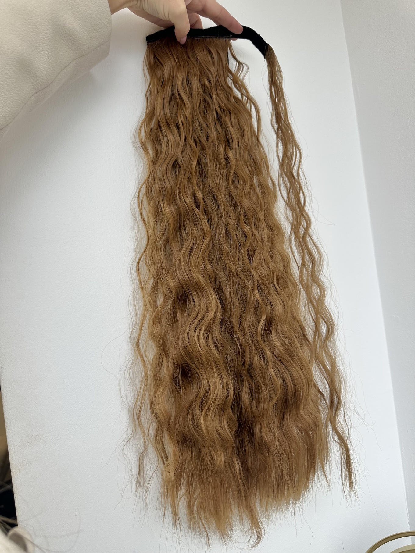Coada de Par cu scai creata Saten Caramel - Extensii de par București Coada de Par cu scai creata Saten Caramel - Extensii de par București