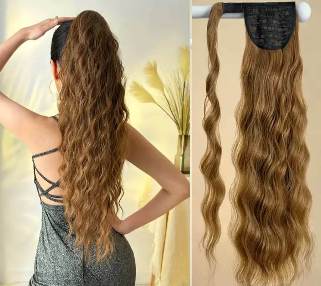 Coada de Par cu scai creata Saten Caramel - Extensii de par București