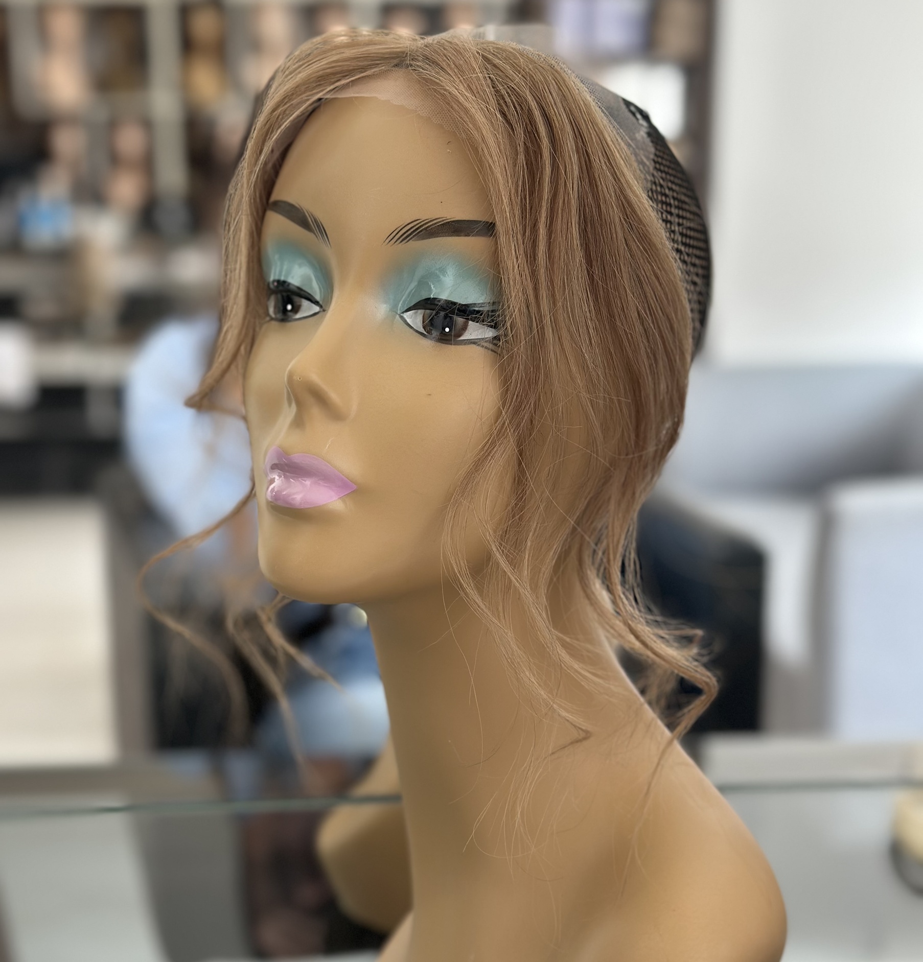 Mesa Partiala pentru Contouring Saten Natural Deschis - Extensii de par București