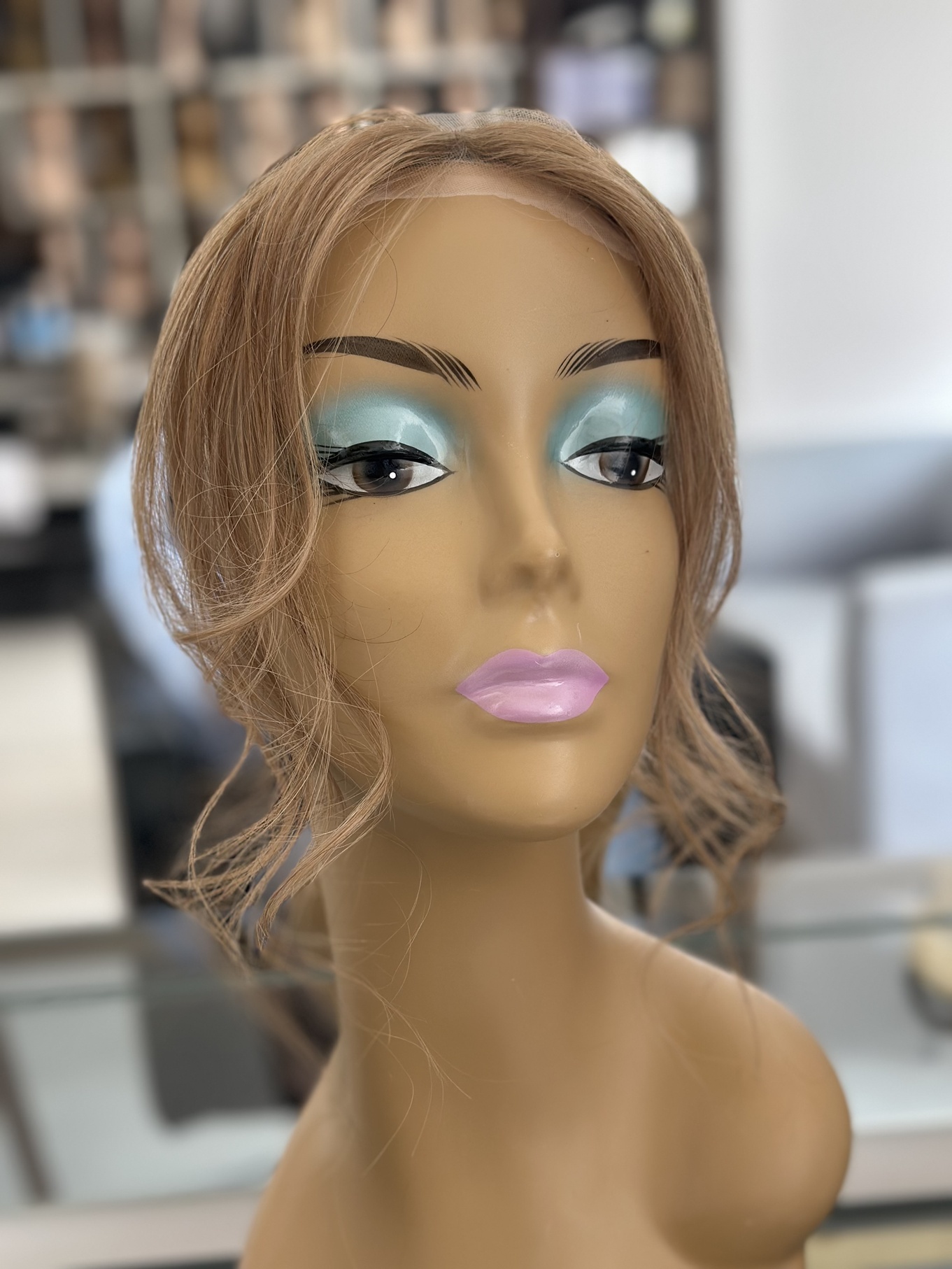Mesa Partiala pentru Contouring Saten Natural Deschis - Extensii de par București