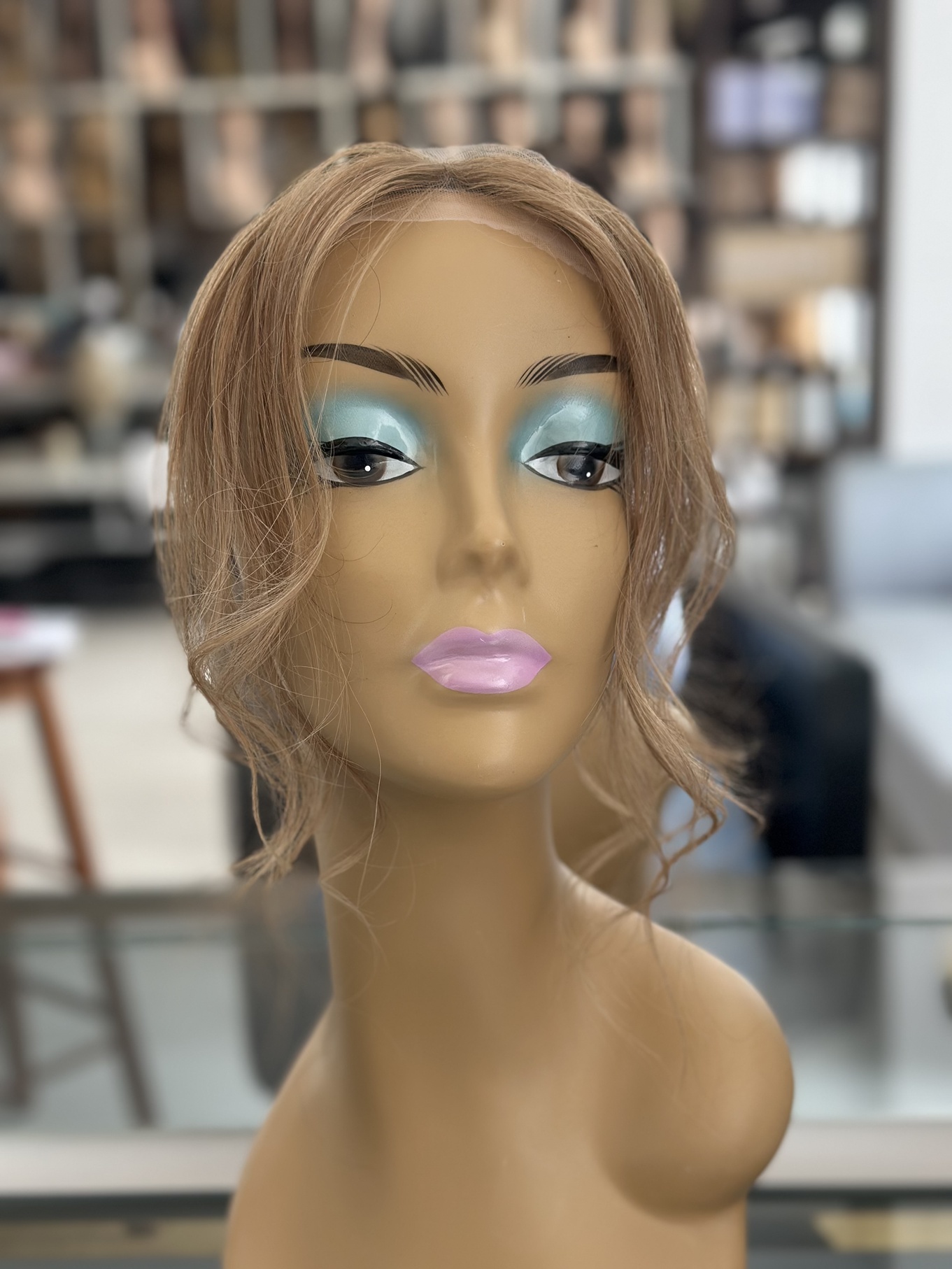 Mesa Partiala pentru Contouring Saten Natural Deschis - Extensii de par București