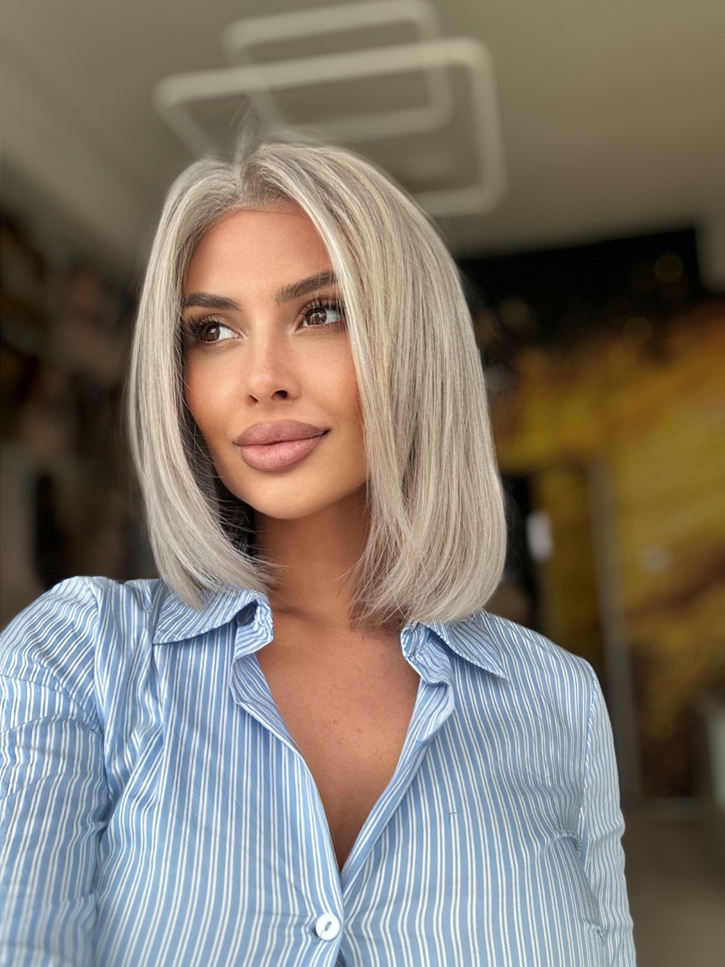 Peruca din par natural Abby - Extensii de par București