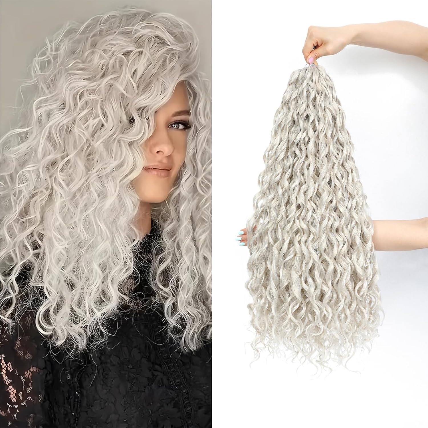 Extensii AFRO Grey - Extensii de par București