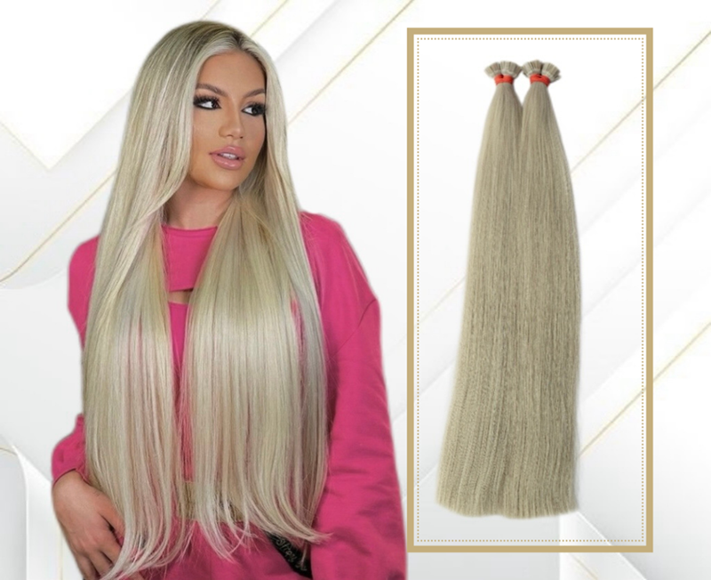 Extensii Cheratina Par Slavic #14 Blond Bej Deschis - Extensii de par București