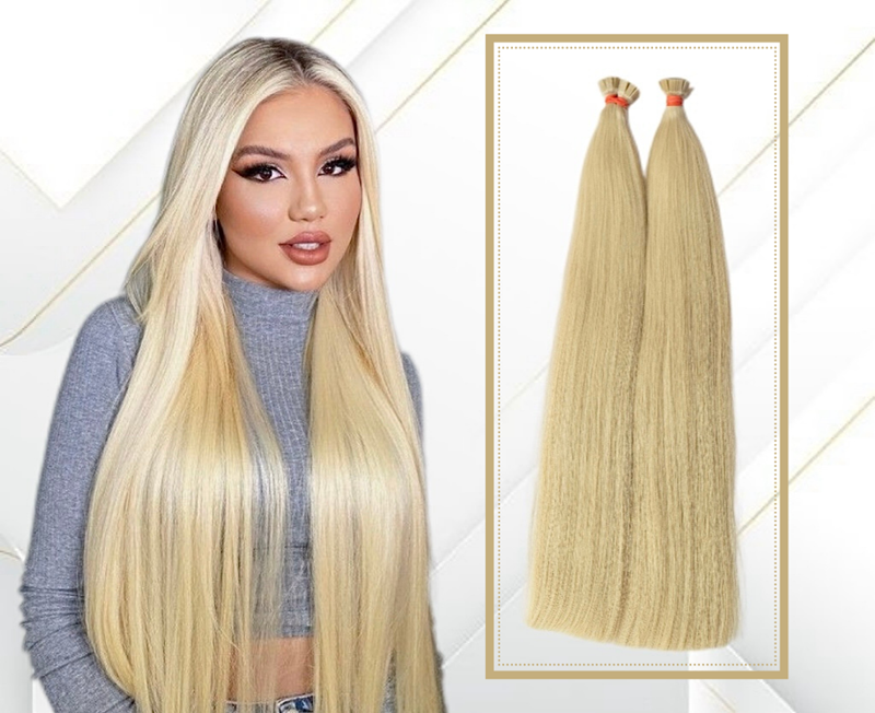 Extensii Cheratina Par Slavic #60 Blond Platinat - Extensii de par București