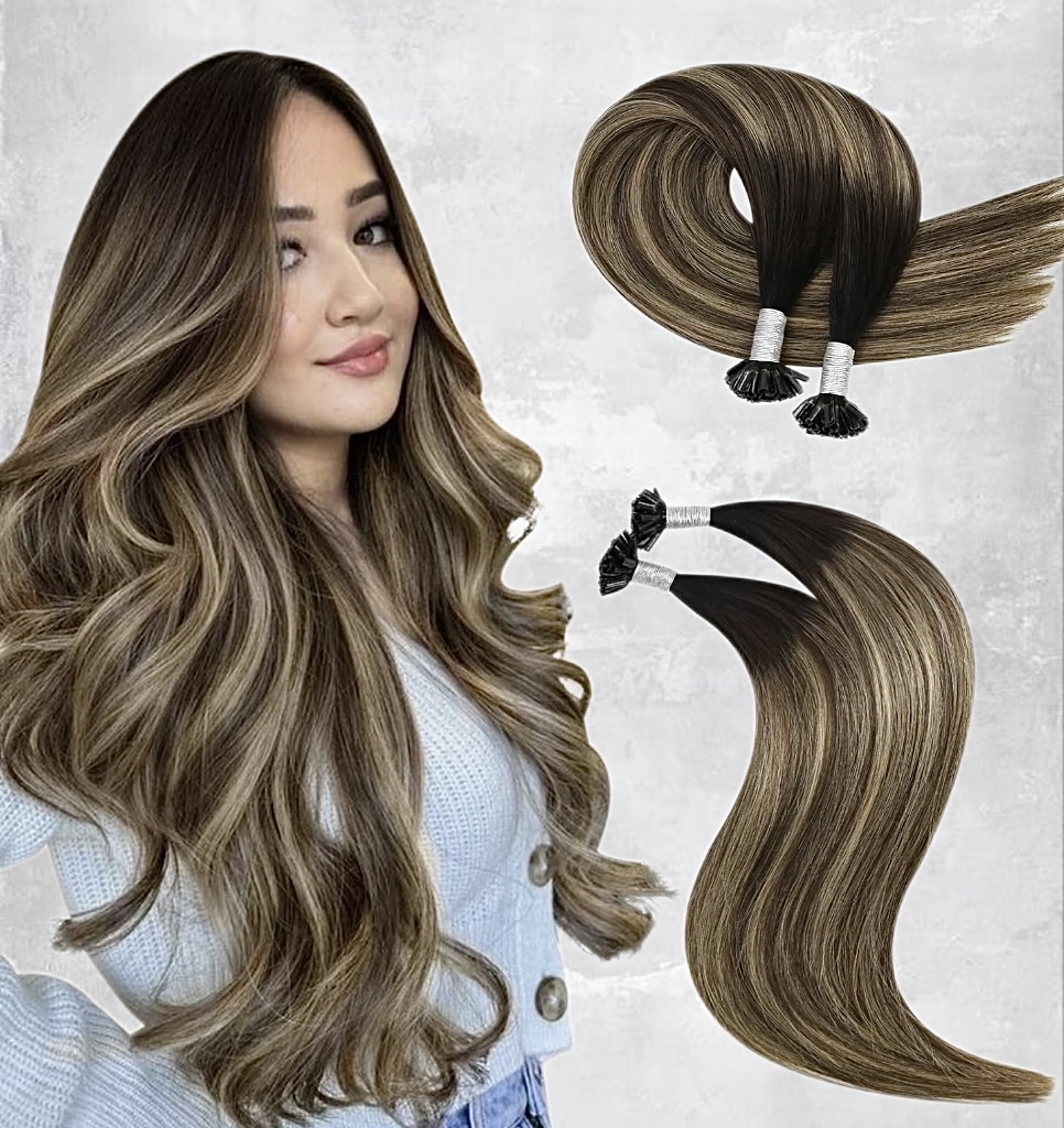Extensii Cheratina Black Collection Balayage #2/#27 - Extensii de par București