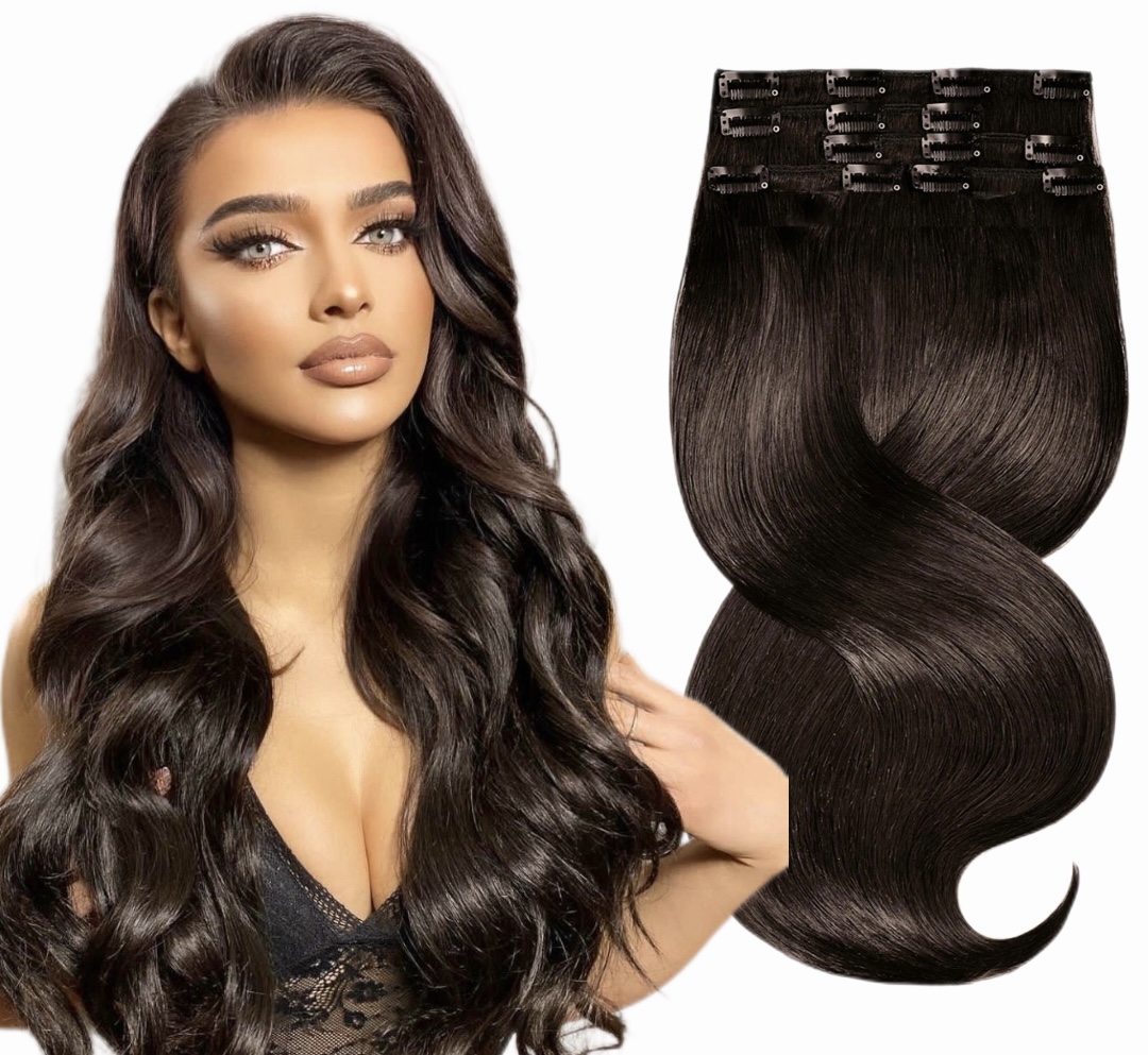 Clip On Premium Drept Black Collection #3 - Extensii de par București