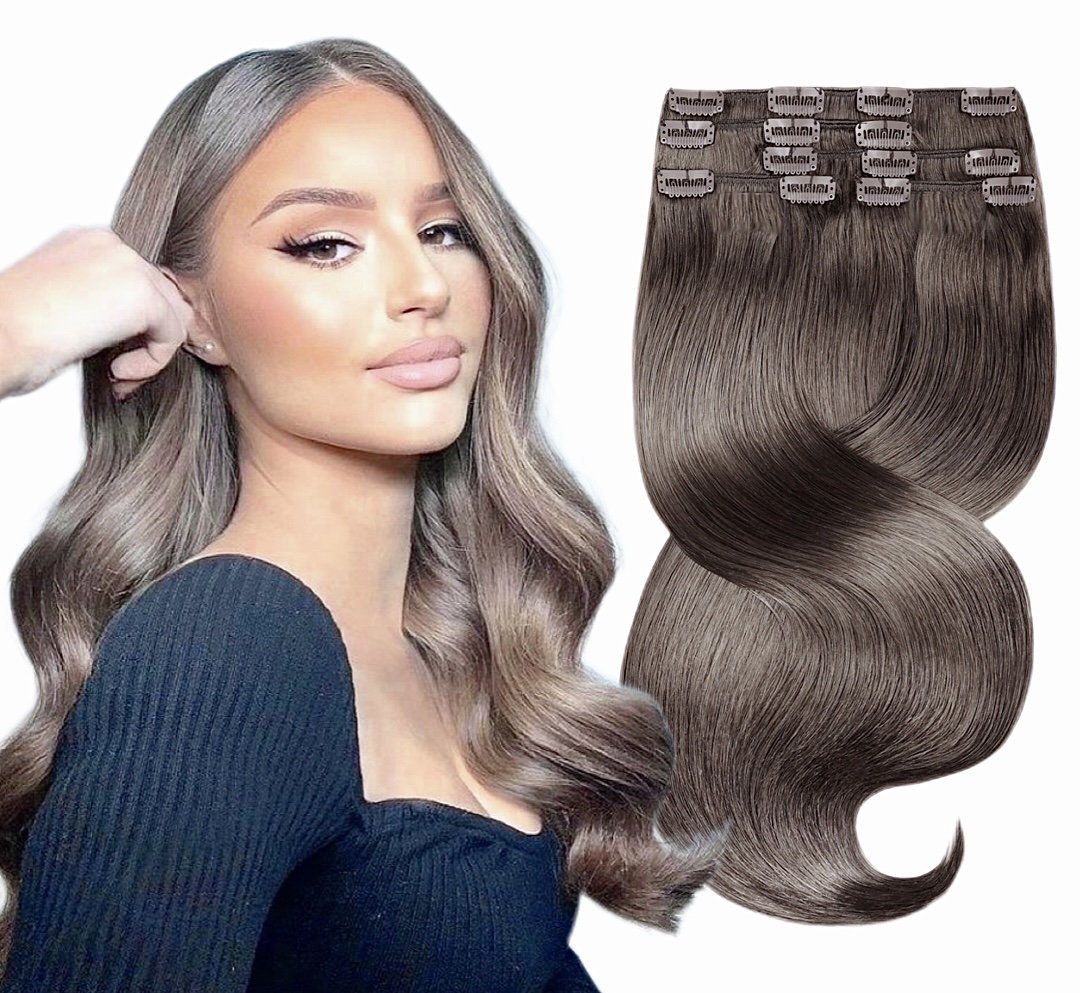 Clip-on Russian Saten Frappe #9A - Extensii de par București