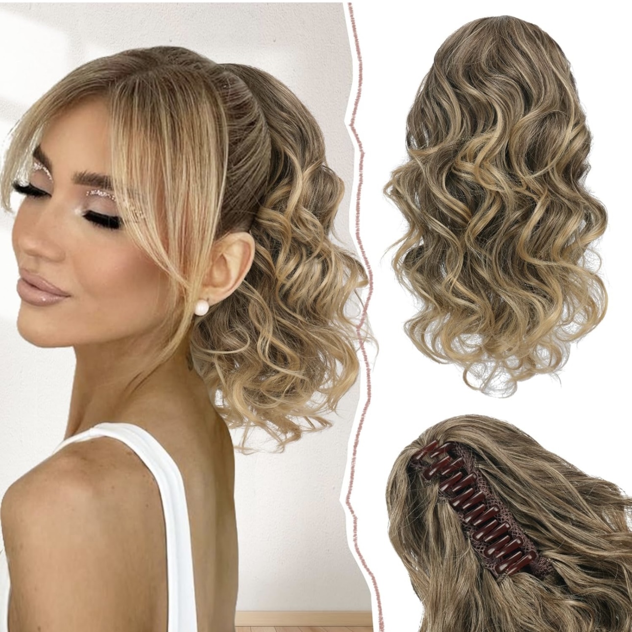 Cozi de Volum Ondulate Balayage #7/#18 - Extensii de par București