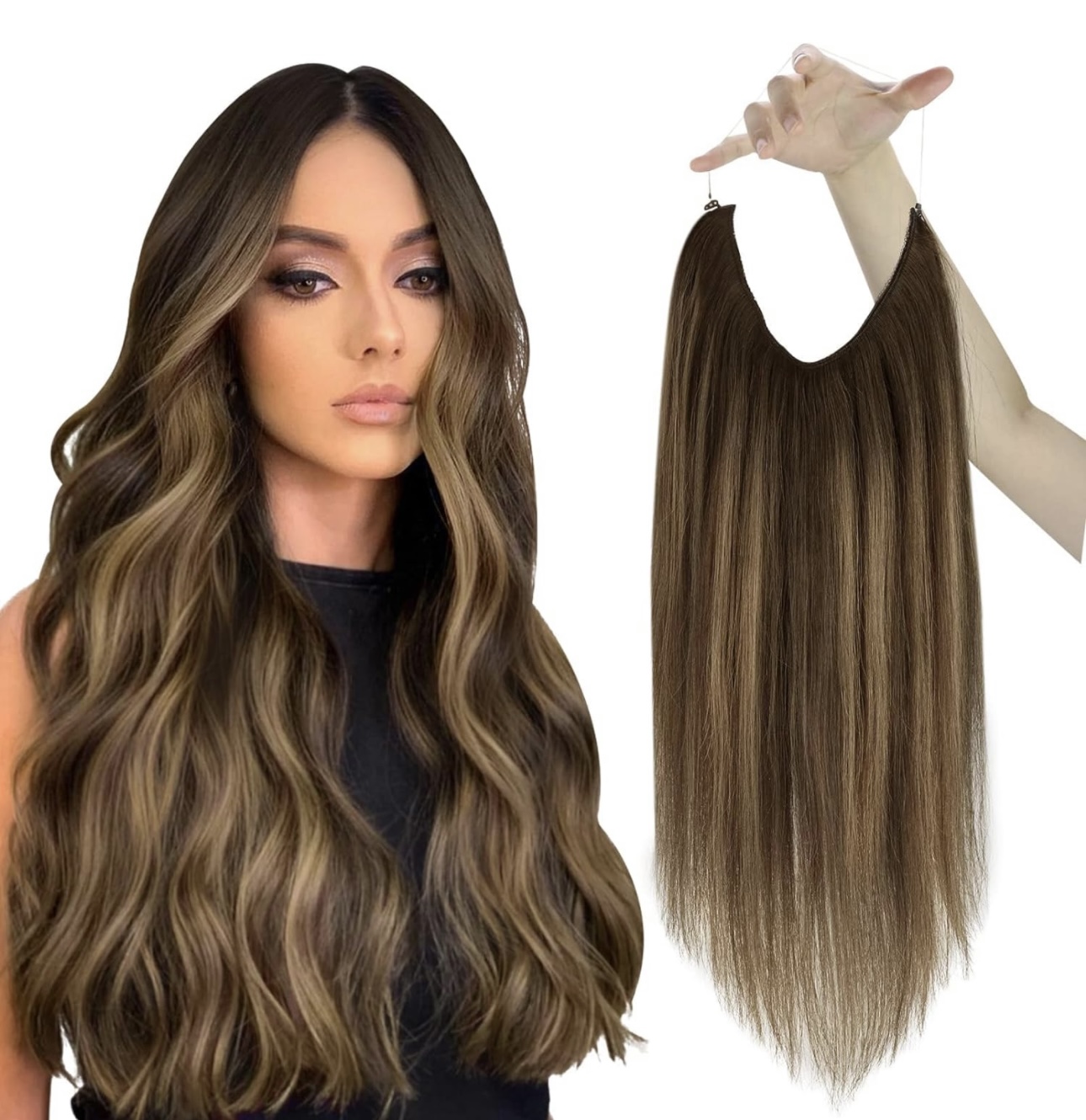 Extensii de Par Flip IN Balayage Luxe #3 #8 - Extensii de par București