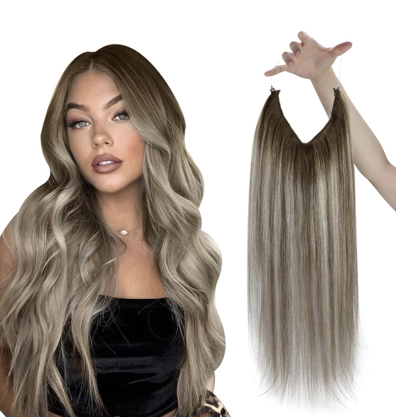 Extensii de Par Flip IN Balayage #9/ Light Grey - Extensii de par București