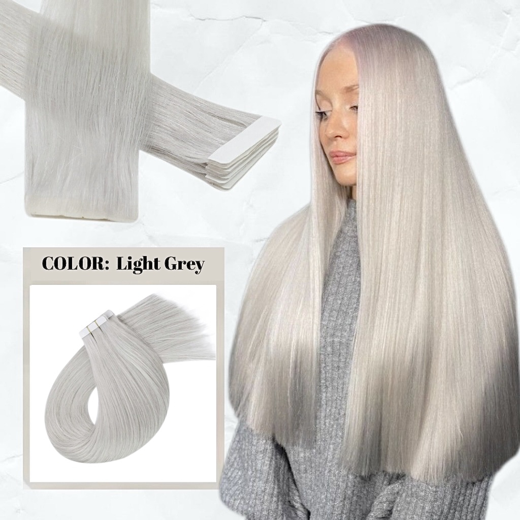 Extensii Invisible Tape Light Grey - Extensii de par București