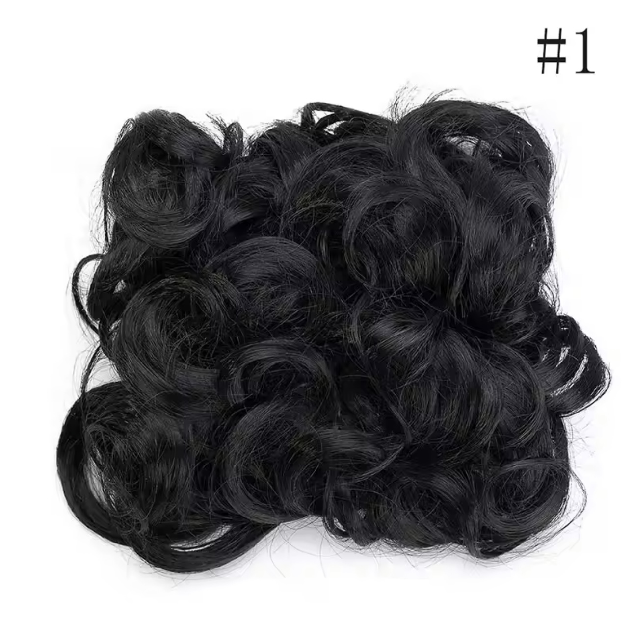 Mesa de volum tip coc #1 Negru - Extensii de par București