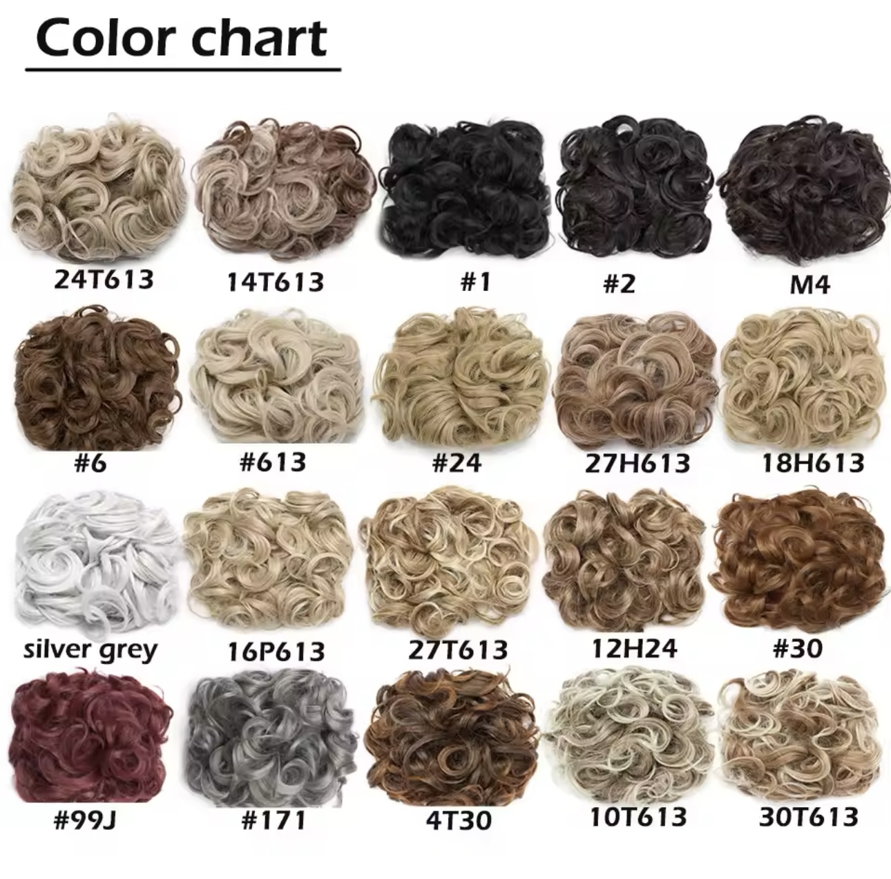 Mesa de volum tip coc Blond Suvitat #16/#613 - Extensii de par București