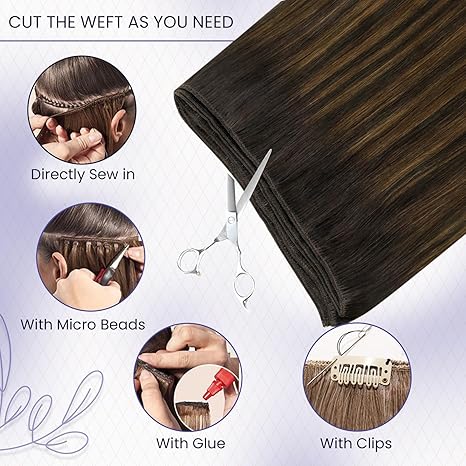 Extensii la Metru Luxe Balayage 1B #7 - Extensii de par București