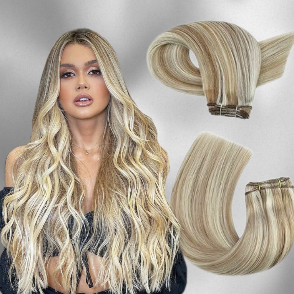 Extensii la Metru Luxe Balayage #7 Light Grey - Extensii de par București