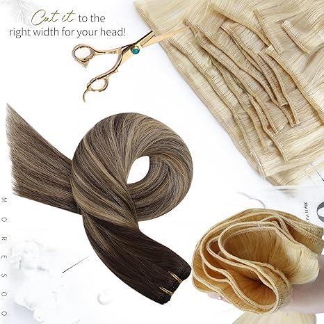 Extensii la Metru Luxe Balayage #4/ #17/ #4 - Extensii de par București