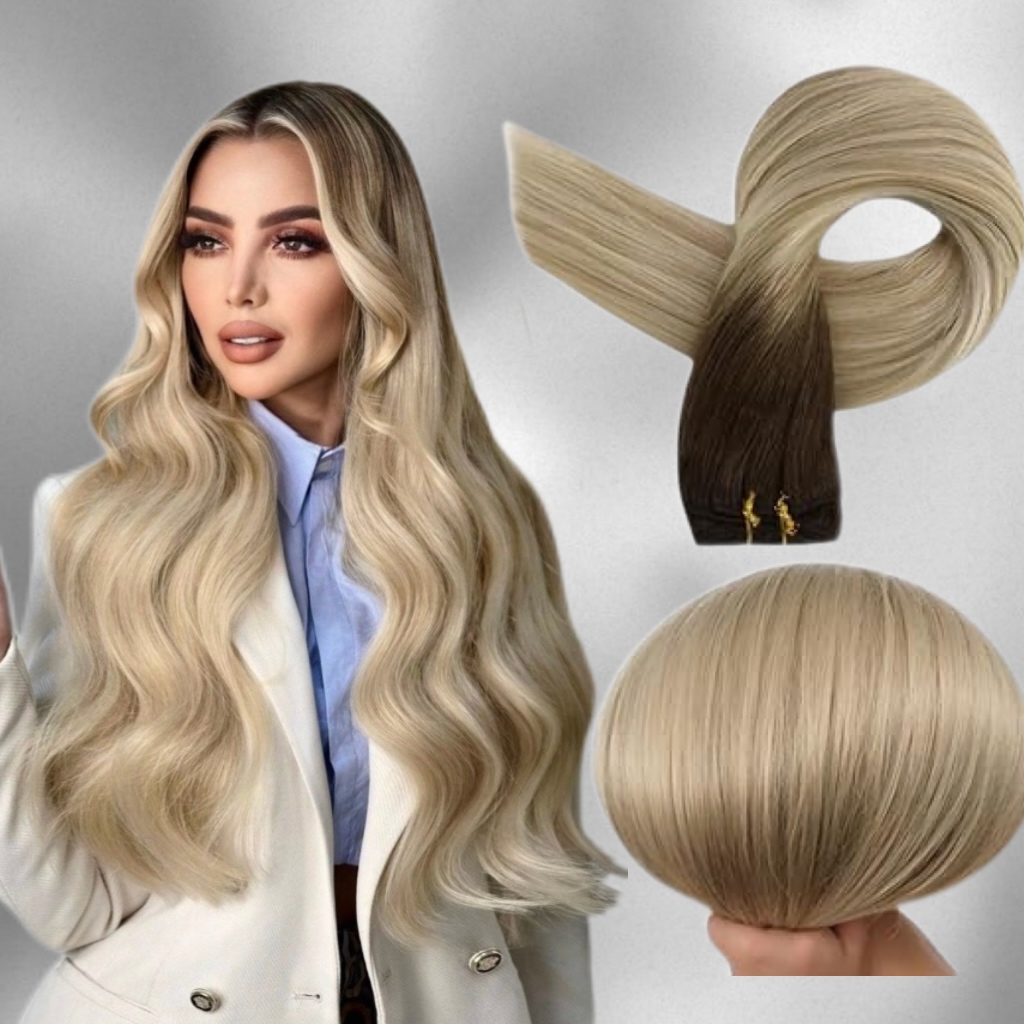 Extensii la Metru Luxe Ombre #7 #18 - Extensii de par București
