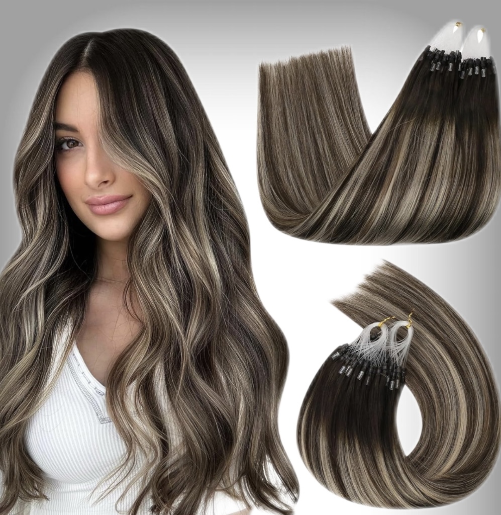 Extensii Microring Black Collection Balayage #2/17/2 - Extensii de par București