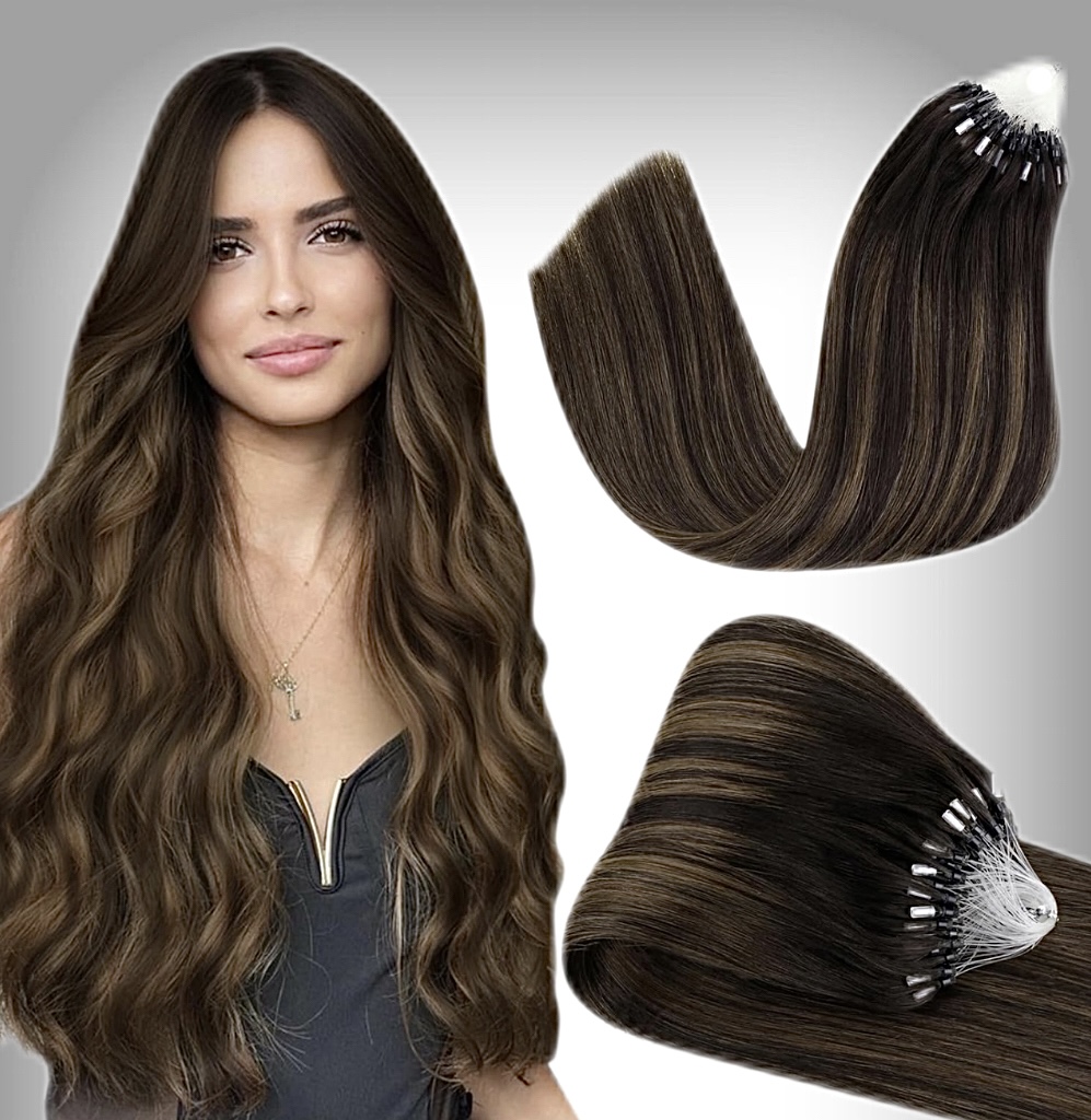 Extensii Microring Diamond Balayage #2/#7 - Extensii de par București Extensii Microring Diamond Balayage #2/#7 - Extensii de par București