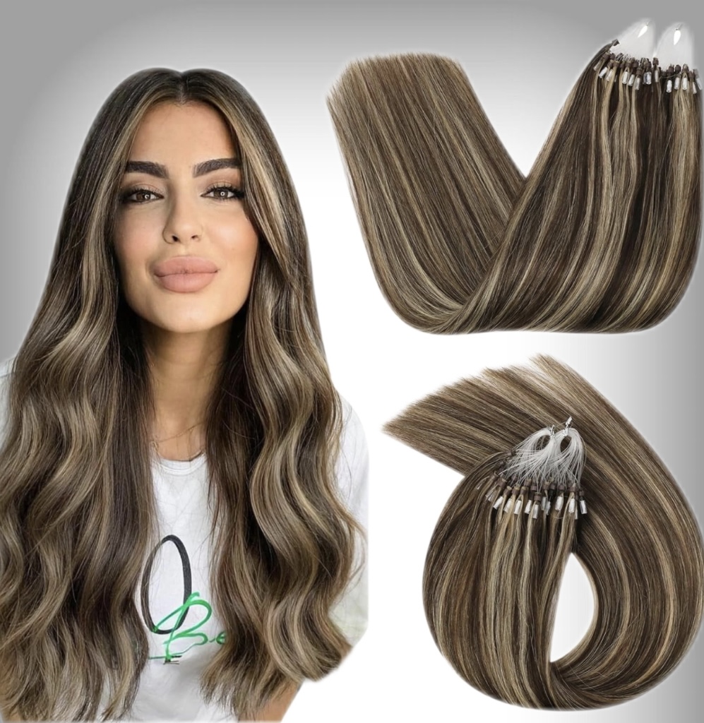 Extensii Microring Black Collection Balayage #4-27 - Extensii de par București