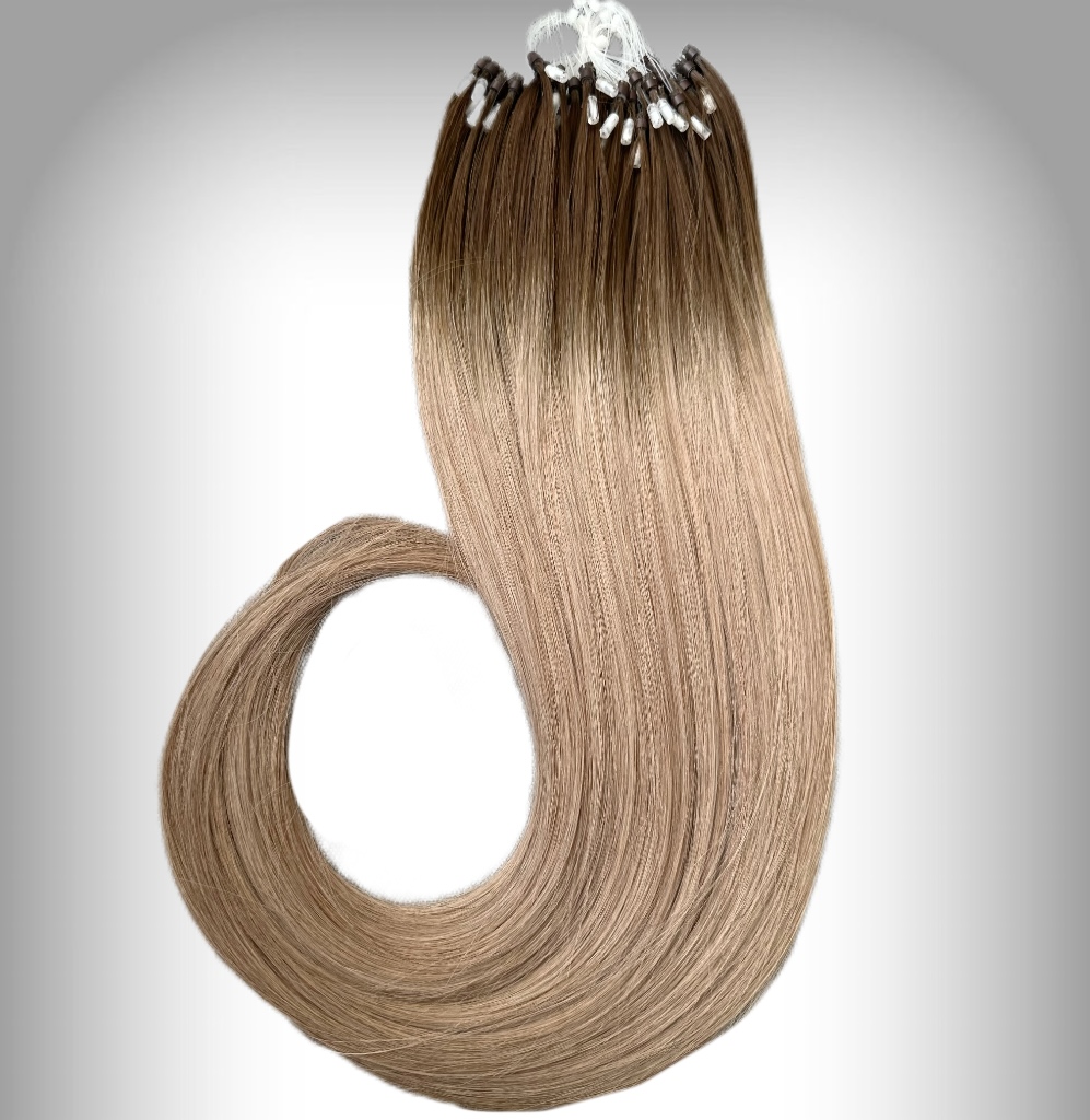 Extensii Microring Black Collection Ombre #4/ #20 - Extensii de par București