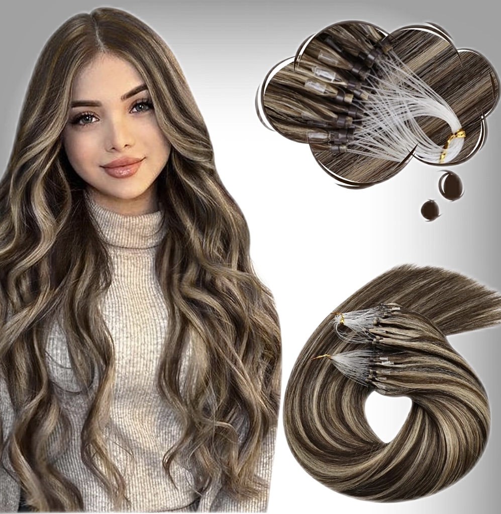 Extensii Microring Diamond Balayage #4 #27 - Extensii de par București Extensii Microring Diamond Balayage #4 #27 - Extensii de par București
